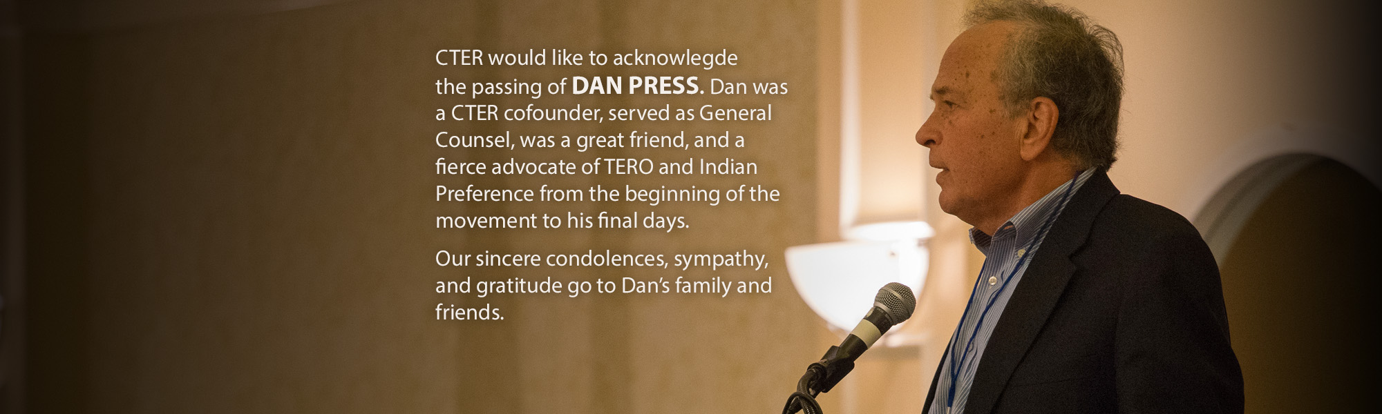 Remembering Dan Press