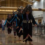 Dancers at welcoming feast, Lummi Nation