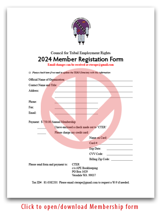 2024 CTER Member Registration